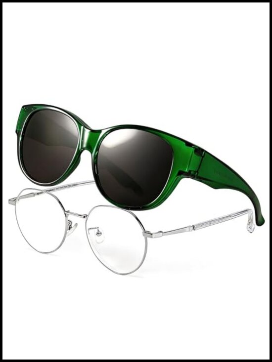 Polarized Fit Over Sunglasses UV Protection TR90 Temple main image 5